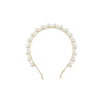 Project 6 NY Kids - Uneven Pearls Headband - Gold/Ivory