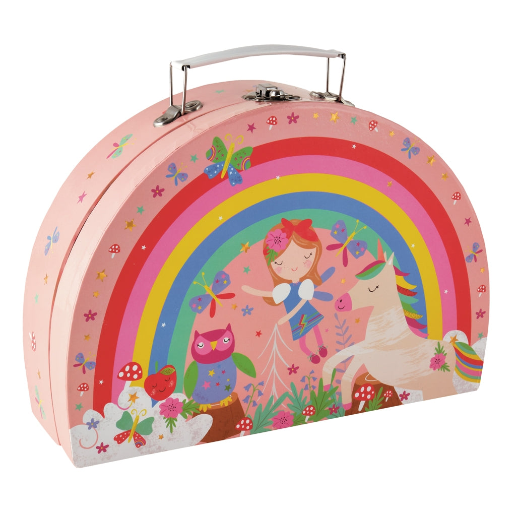 Floss And Rock Rainbow Fairy Tin Tea Set is Semi Circle Foiled Case Happy Monkey Baby & Kids