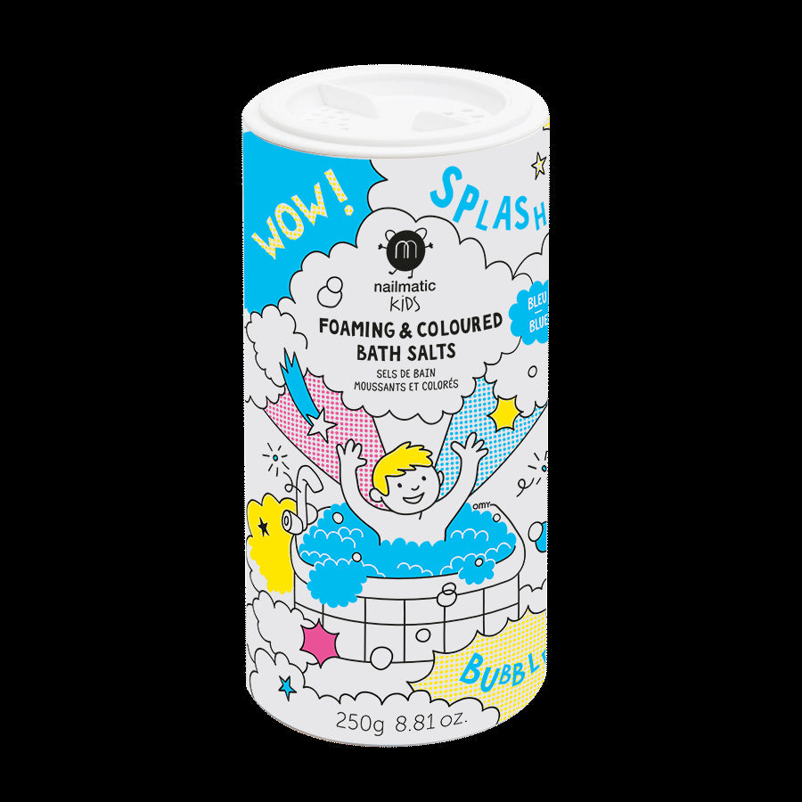 Nailmatic Kids Bath Salts Foaming - Blue Happy Monkey Baby & Kids
