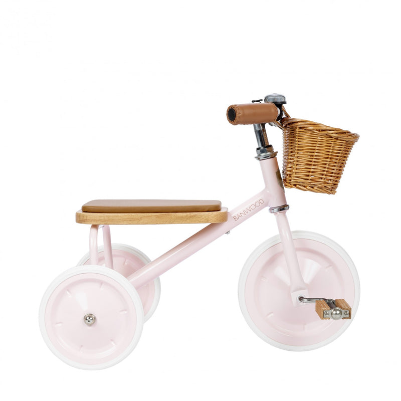 Banwood- Trike | Pink Happy Monkey Baby and Kids