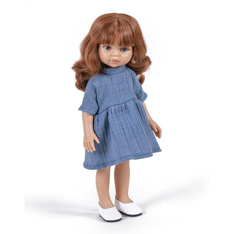 Clothes For Amigas Dolls - Robe Lucia Blue Artic