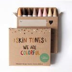 Hautfarben 8 Skin Colors Wax Crayons
