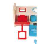 Janod Shape Sorter Box with Keys Happy Monkey Baby & Kids