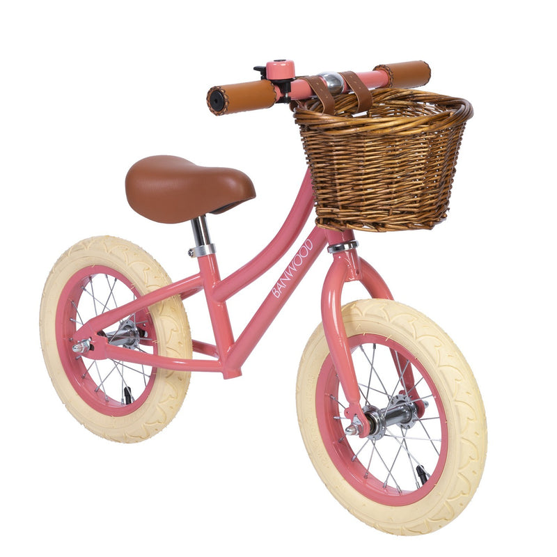 Banwood Balance Bike First Go - Coral Happy Monkey Baby & Kids