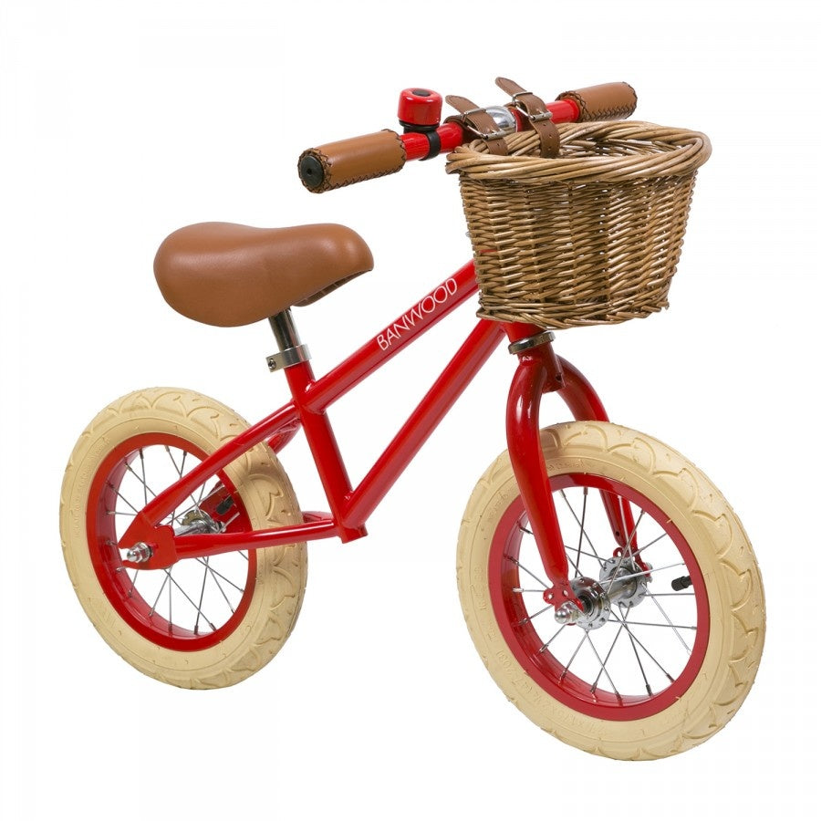 Banwood Balance Bike First Go - Red Happy Monkey Baby & Kids