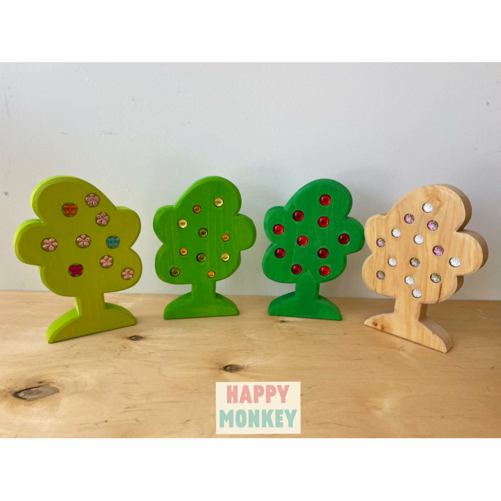 Bauspiel Tree Set - Seasons Happy Monkey Baby & Kids