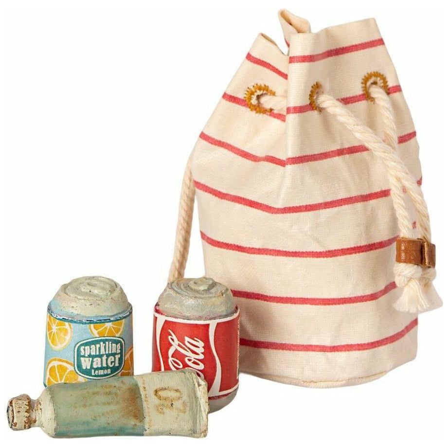 Maileg Bag with Beach Essentials Happy Monkey Baby & Kids