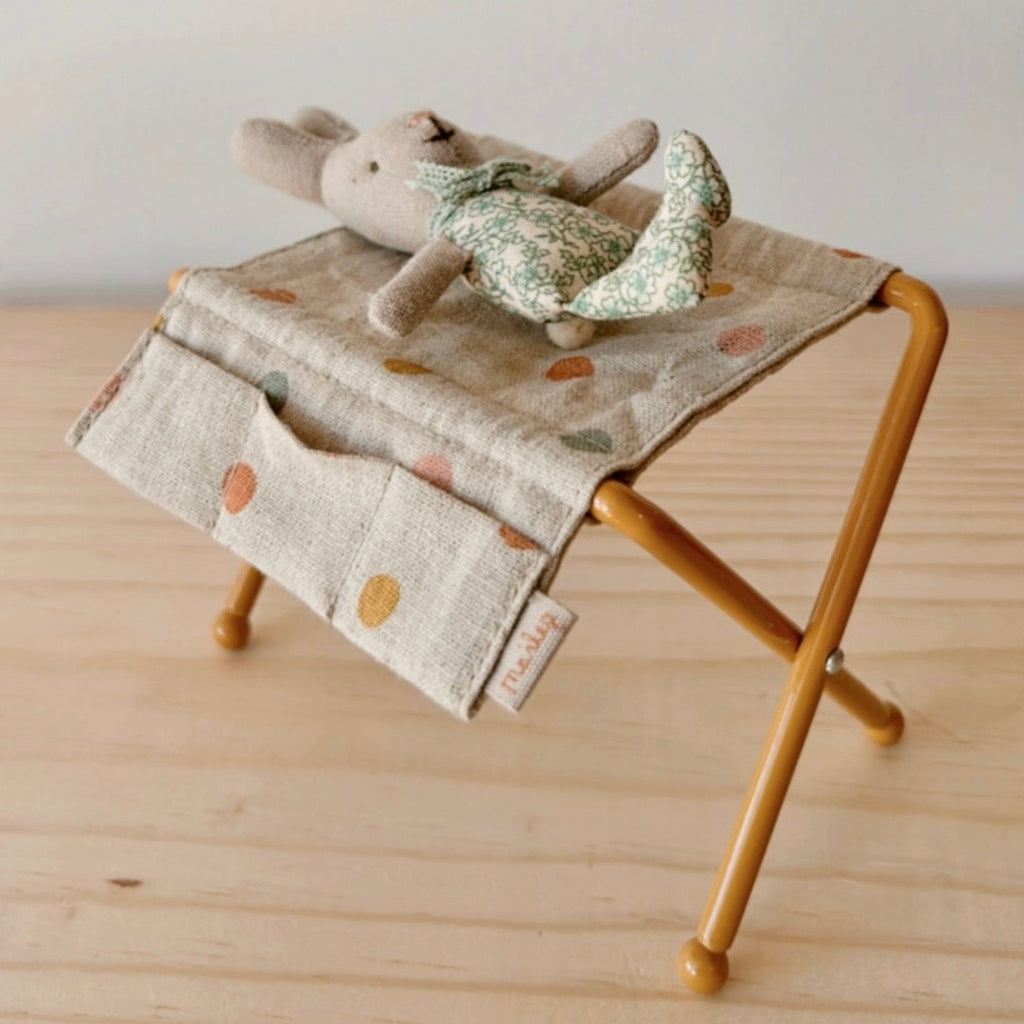 Maileg Nursery Table, Baby Mouse - Ocher