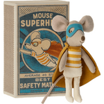 Maileg Super Hero Mouse - Little Brother in Matchbox Happy Monkey Baby & Kids