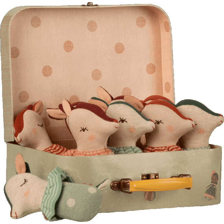 Maileg Bambi Bambino Suitcase Happy Monkey Baby & Kids