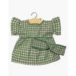Minikane Doll Clothes - Daisy Green Gingham Dress with Headband