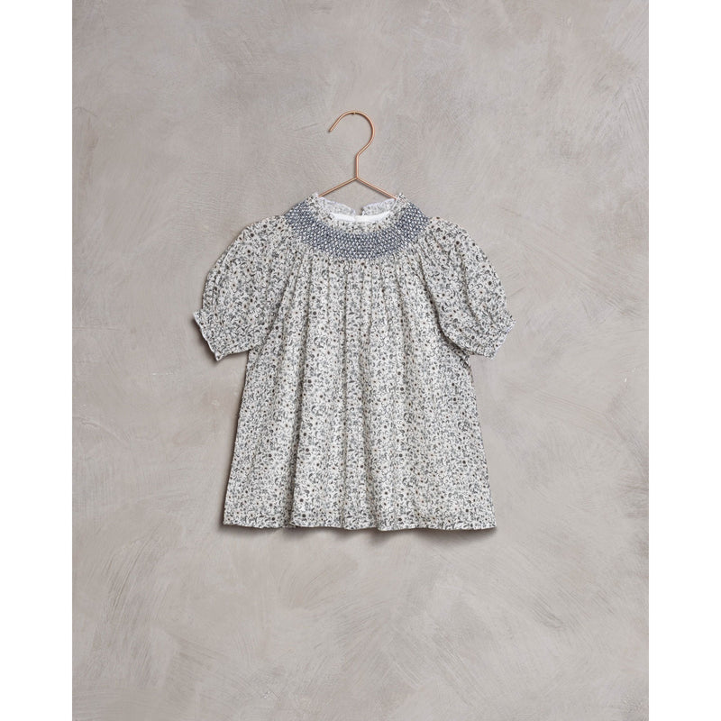 Noralee | Maddie Dress- Blue Meadow Happy Monkey Baby and Kids