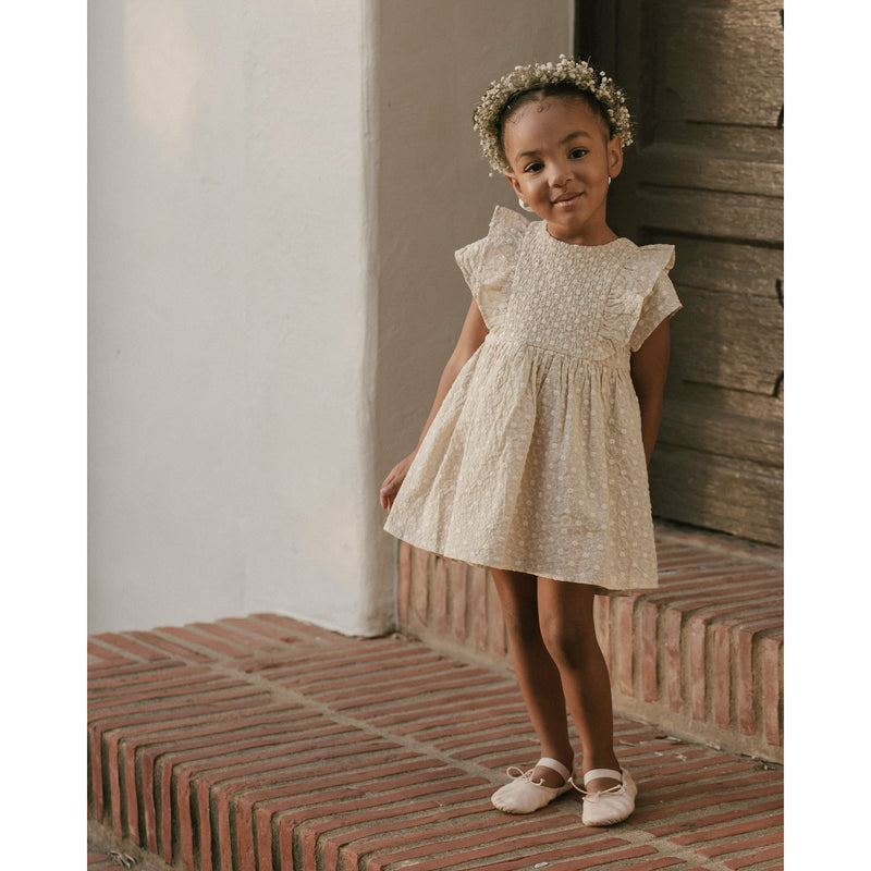 Noralee Blythe Dress | Champagne Happy Monkey Baby & Kids