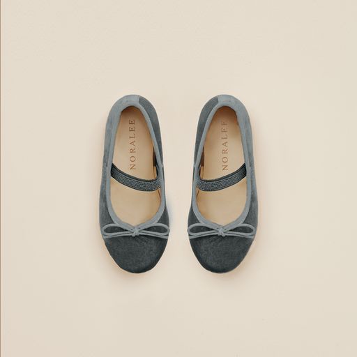 Noralee- Ballet Flats | French Blue Happy Monkey Baby and Kids