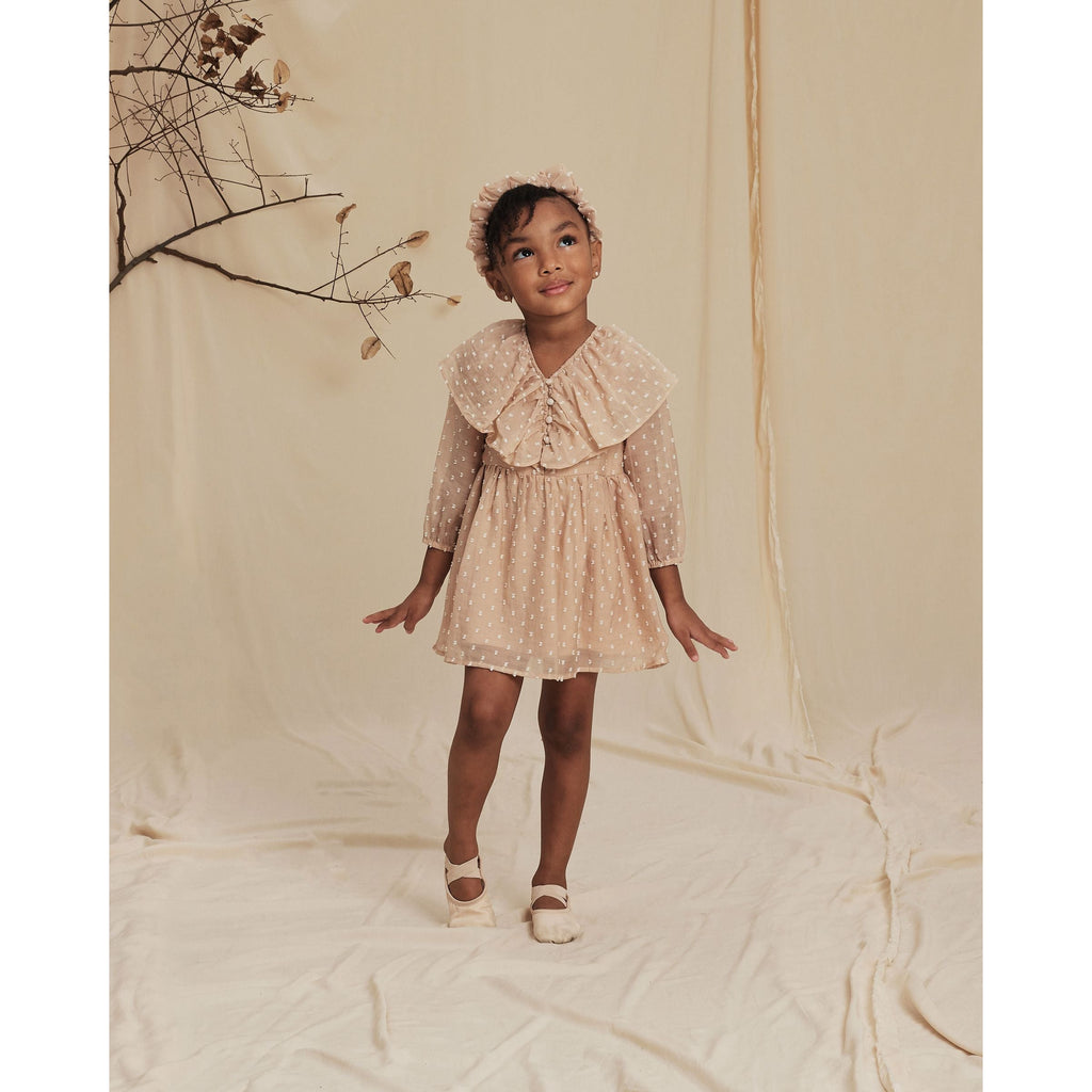 Noralee | Claudette Dress- Apricot Happy Monkey Baby and Kids