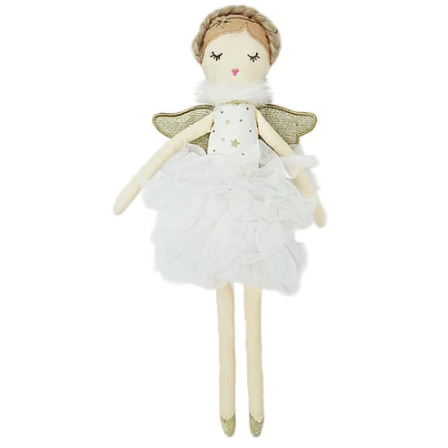 'Adele' Small White Angel Doll