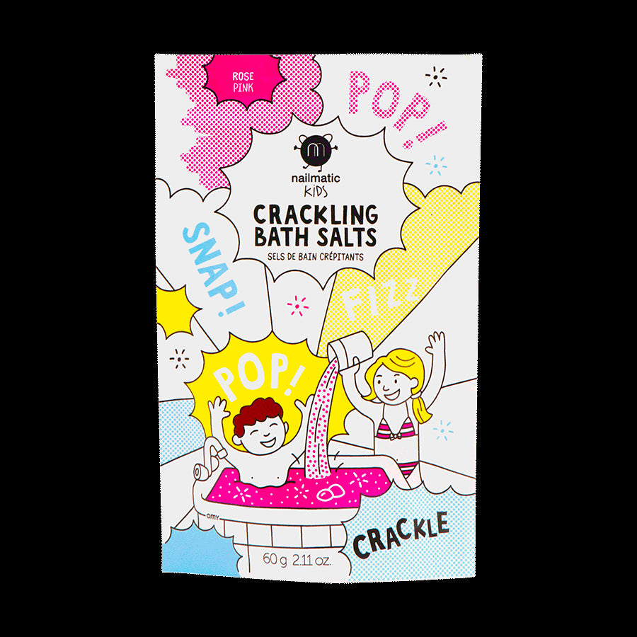 Nailmatic Kids Bath Salts Crackling - Pink Happy Monkey Baby & Kids