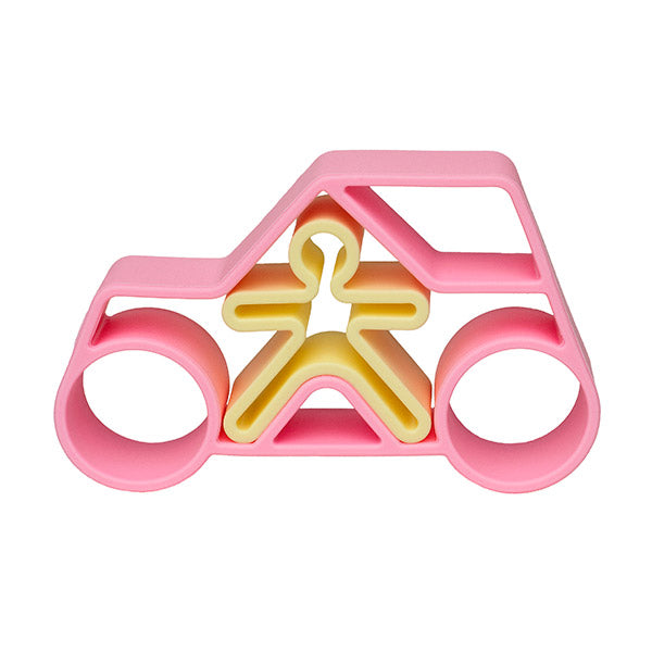Dena - Pastel Car & Kid - Pink Happy Monkey Baby & Kids